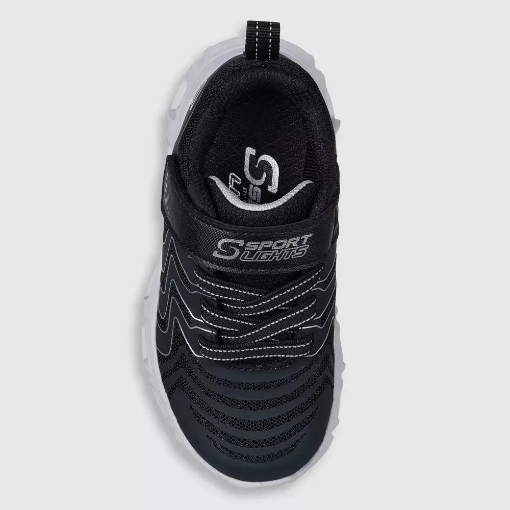 Baby Boy Skechers Jarrod Light Up Sneakers Black Size 7T New With Tags